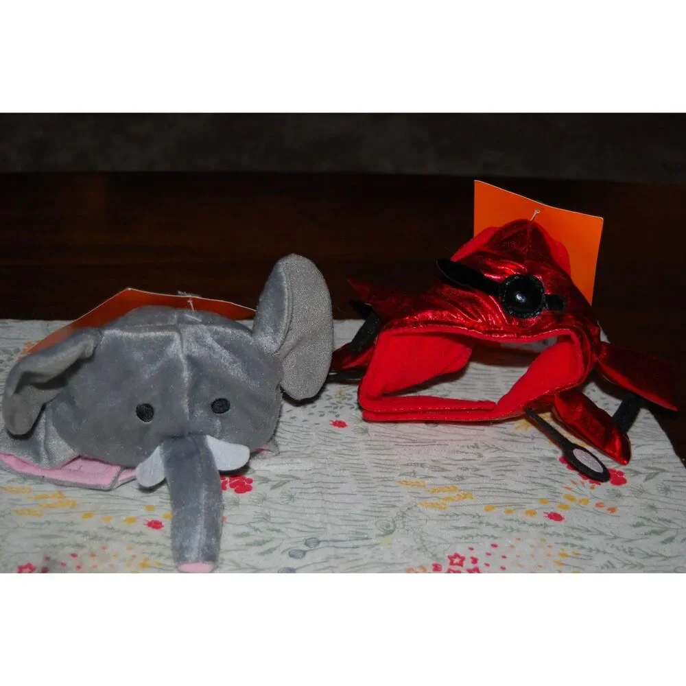 Hyde and Eek set of 2 cat headpiece costumes One size New w tabs